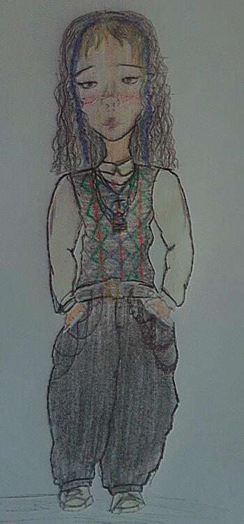 a girl